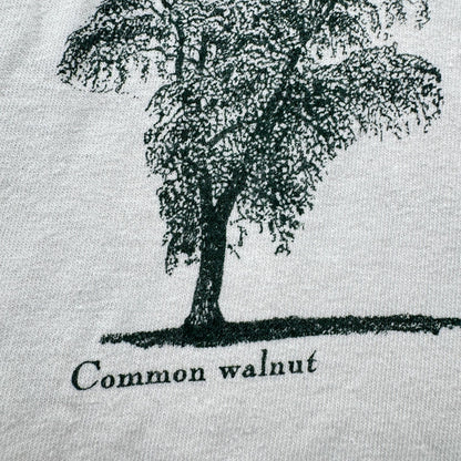 90s rel.e.vant.products 木 自然 植物 総柄 Tシャツ 1995 白 USA製 L アートT シングルステッチ a-x-2505-002