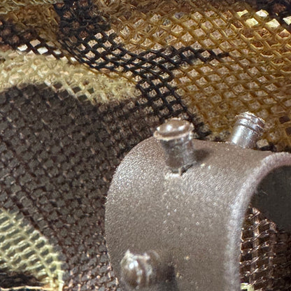 90s USA製 メッシュキャップ 迷彩 miller time カモ柄 帽子 スナップバック 2603-0322