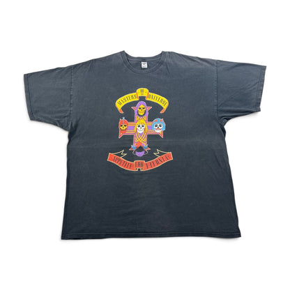 00s ガンズアンドローゼス GUNS N ROSES バンドT Tシャツ 黒 Tee Fury 2XL ボックスシルエット 2603-0211