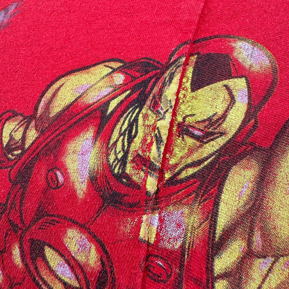 00s スパイダーマン SPIDERMAN Tシャツ 映画 ムービー アイアンマン 赤 デルタ XL 2603-0212