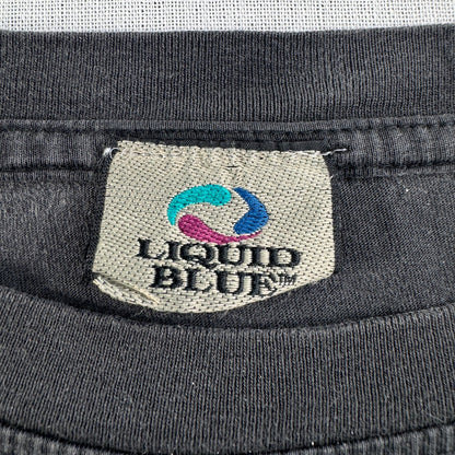00s ピンクフロイド PINK FLOYD Liquid Blue リキッドブルー バンドT Tシャツ 黒 2603-0210