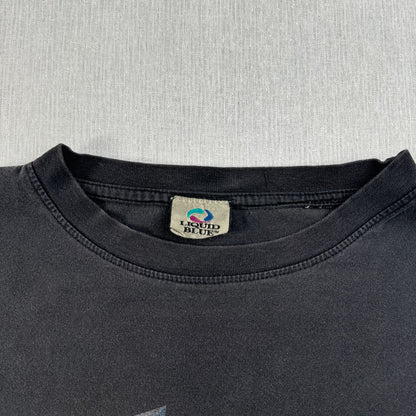 00s ピンクフロイド PINK FLOYD Liquid Blue リキッドブルー バンドT Tシャツ 黒 2603-0210