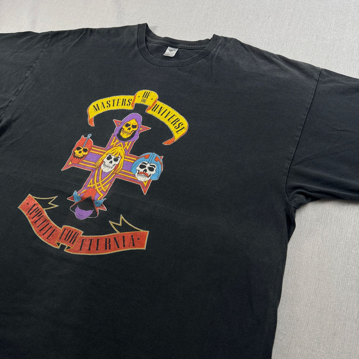 00s ガンズアンドローゼス GUNS N ROSES バンドT Tシャツ 黒 Tee Fury 2XL ボックスシルエット 2603-0211