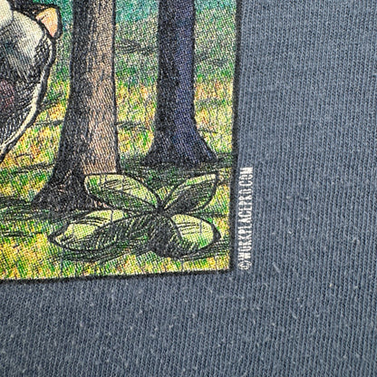 00s かいじゅうたちのいるところ 青 絵本 アート Tシャツ 2603-0231