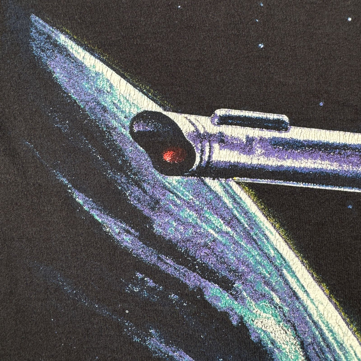 90s STAR TREK 1991 25周年 25th USA製 Tシャツ 映画 ムービー Tシャツ XL 黒 スタートレック ボックスシルエット シングルステッチ 2603-0256