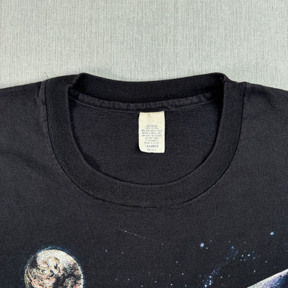 90s STAR TREK 1991 25周年 25th USA製 Tシャツ 映画 ムービー Tシャツ XL 黒 スタートレック ボックスシルエット シングルステッチ 2603-0256