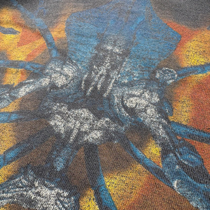 90s インデペンデンスデイ INDEPENDENCE DAY 映画 ムービー ラグラン Tシャツ ラウンドヘム ロンT 長袖 七部袖 1996 2603-0249