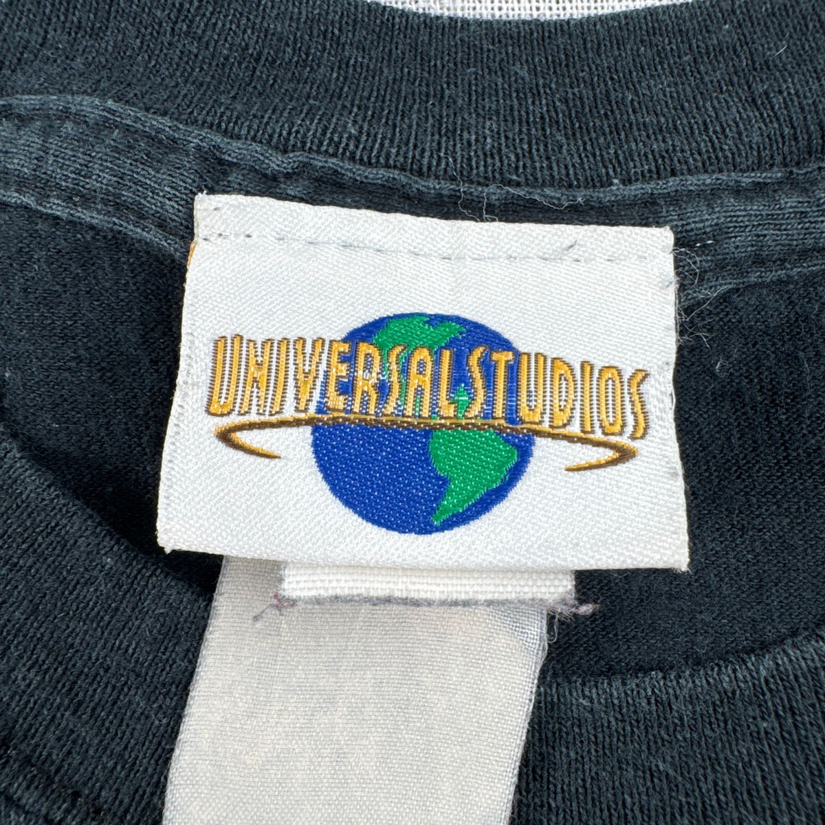 90s ジュラシックパーク the ride JURASSIC PARK ユニバーサルスタジオ 映画 ムービー Tシャツ XL 黒 ハリウッド ボックスシルエット 2603-0257