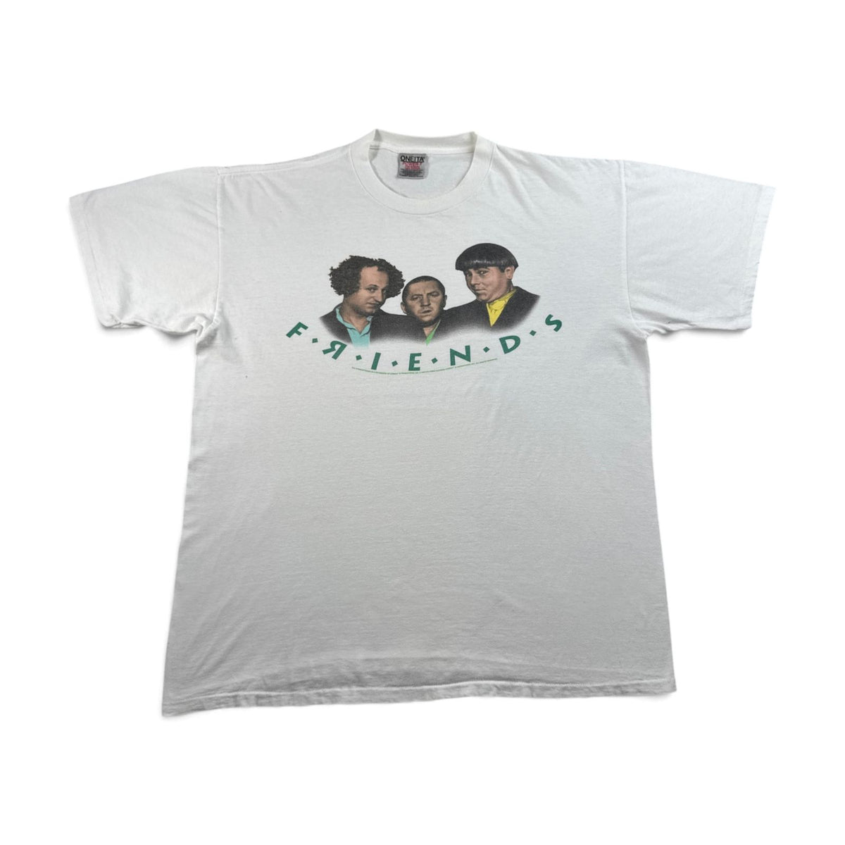 90s 3バカ大将 FRIENDS パロディ 映画 ムービー Tシャツ XL The Three Stooges フレンズ シングルステッチ 2603-0258