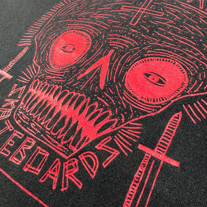 90s スケボー Tシャツ NHS クリーチャー creature 黒 2XL オールドスケート ボックスシルエット 2603-0259