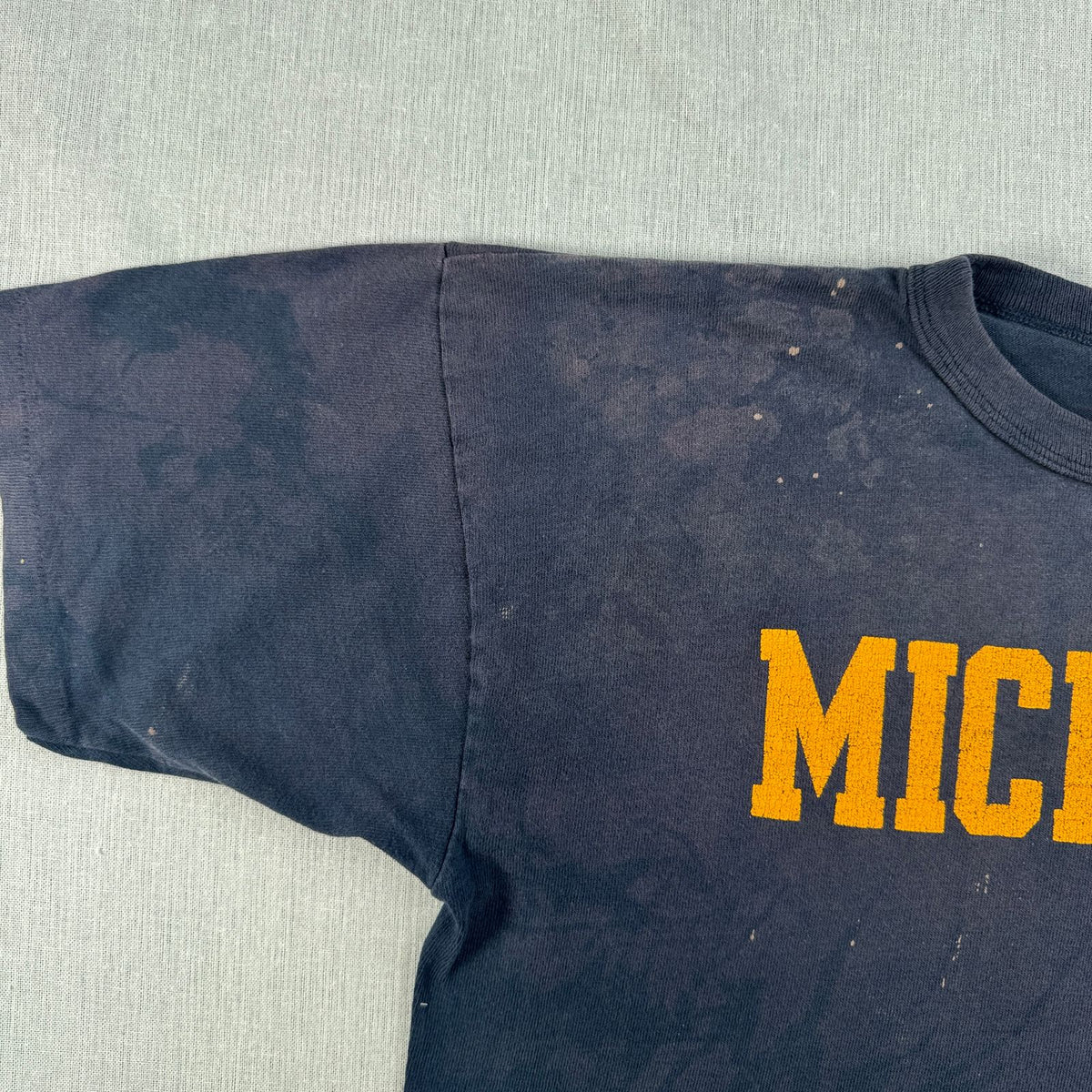 80s champion MICHIGAN T シャツ トリコタグ USA製 XL チャンピオン ネイビー フェード 2603-0260
