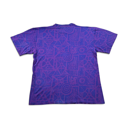 90s USA製 NIKE ナイキ 総柄 AOP アーバンジャングルジム 紫 アートT M Tシャツ stussy 2603-0264