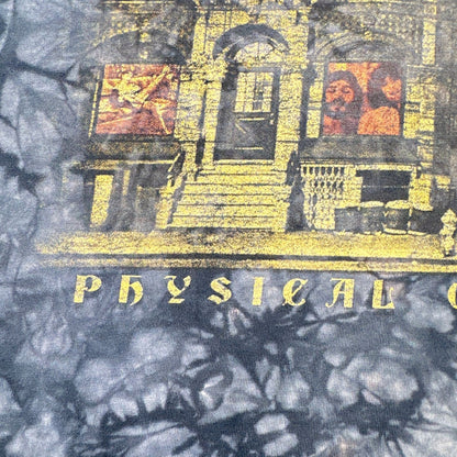 00s LED ZEPPELIN レッドツェッペリン タイダイ バンドT Tシャツ Physical Graffiti リキッドブルー グランジ 青 2603-0267