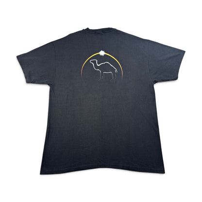 90s 00s Camel キャメル Tシャツ タバコ 企業 両面プリント ポケット hanes XL 黒 ポケT 2603-0274