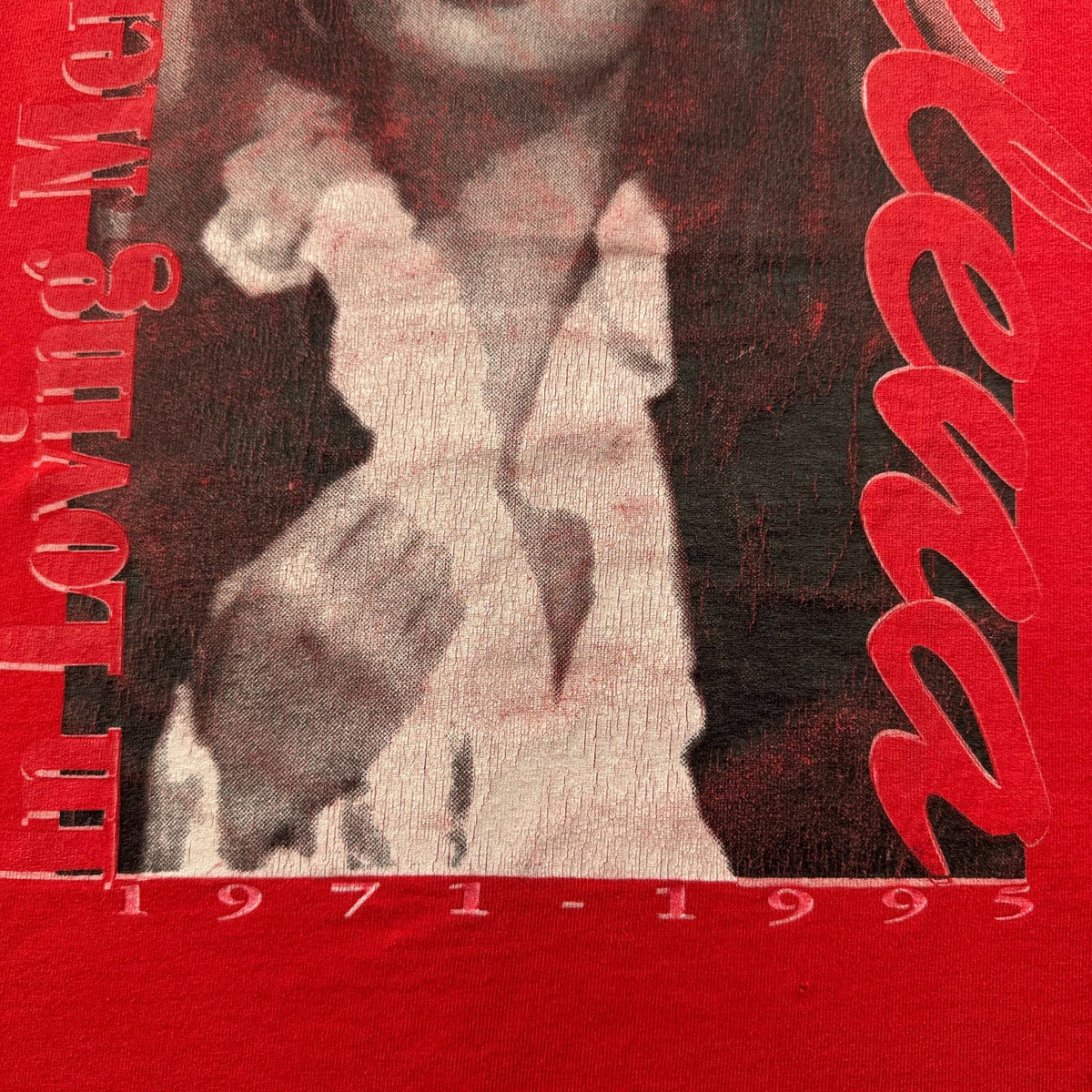 90s Selena セレーナ キンタニーヤ 追悼 USA製 Tシャツ 赤 シングルステッチ 2603-0275
