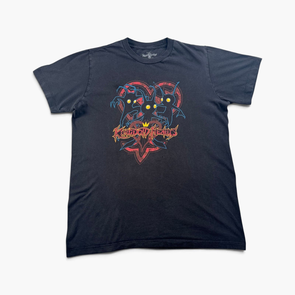 00s キングダムハーツ ハートレス ディズニー Tシャツ 黒 M KINGDOM HEARTS 2603-0282