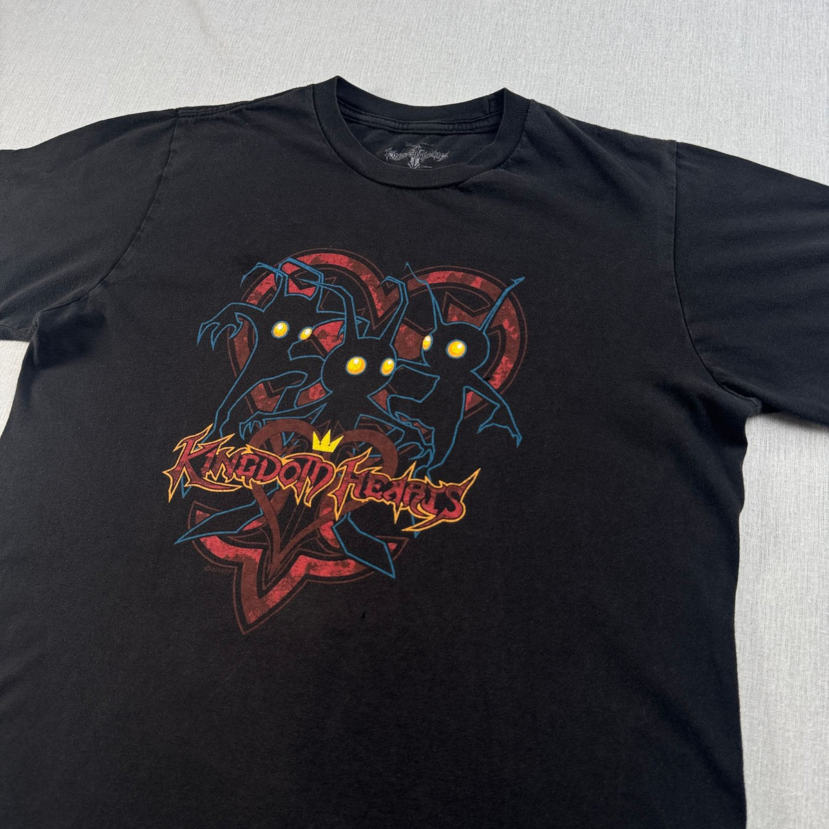 00s キングダムハーツ ハートレス ディズニー Tシャツ 黒 M KINGDOM HEARTS 2603-0282