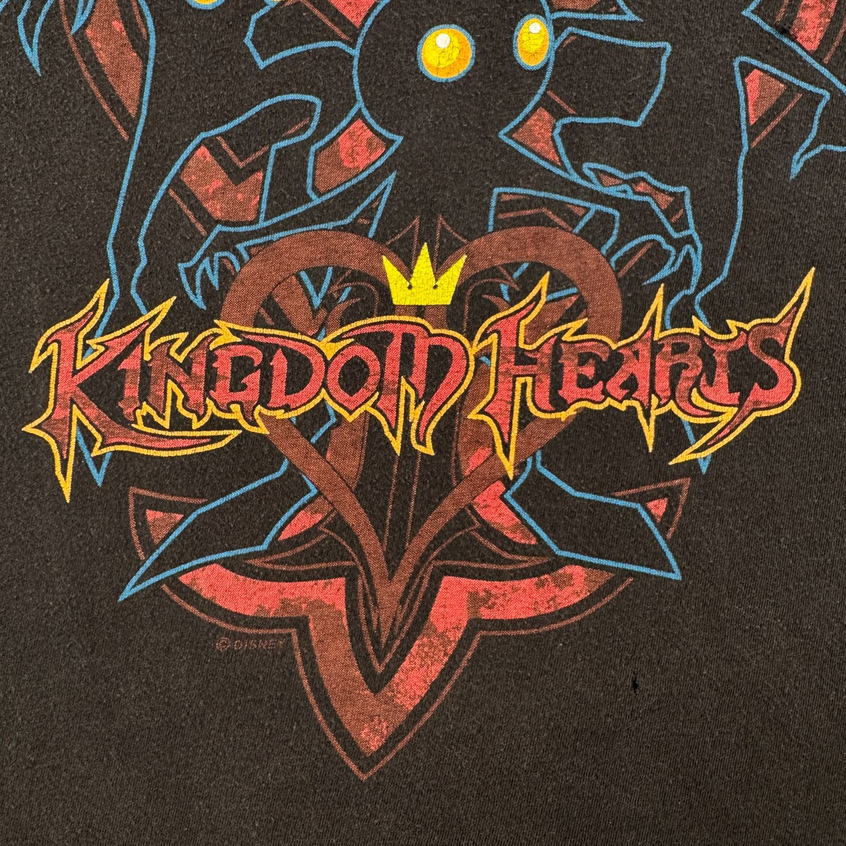 00s キングダムハーツ ハートレス ディズニー Tシャツ 黒 M KINGDOM HEARTS 2603-0282