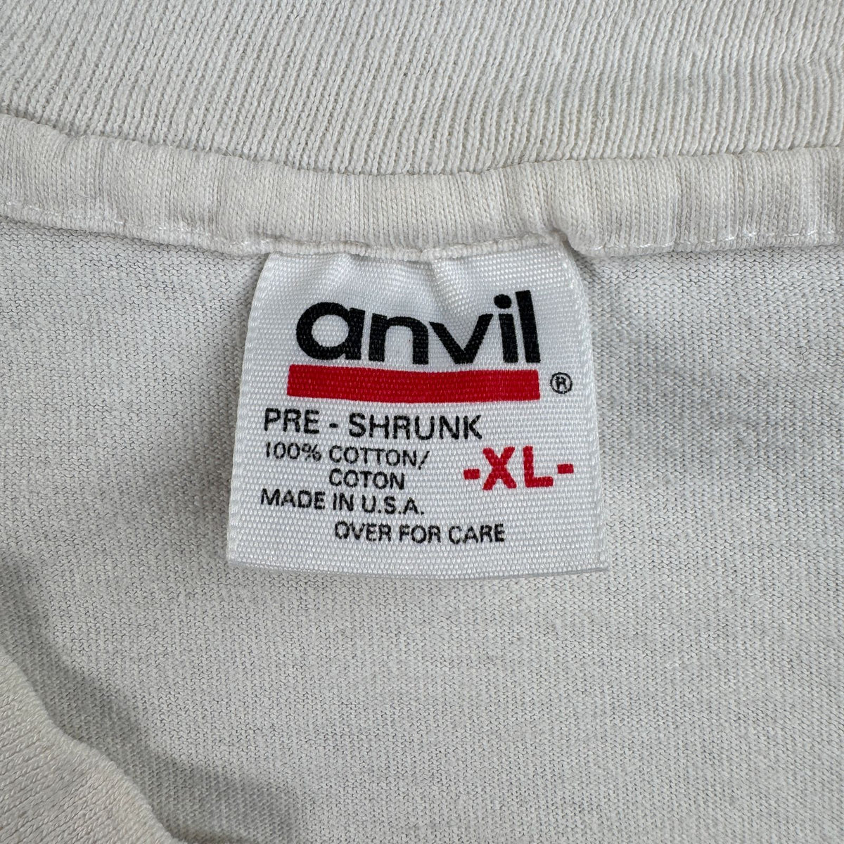 90s USA製 お酒 ビール BEER アートT Tシャツ 白 XL anvil シングルステッチ 1994 2603-0295