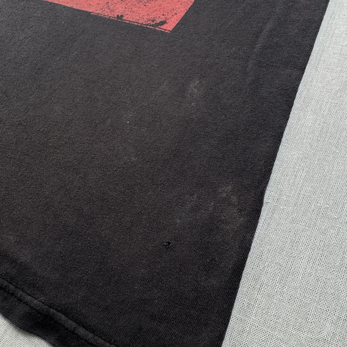 00s RUN DMC Tシャツ ロゴ バンドT 黒 anvil L フェード 2603-0307