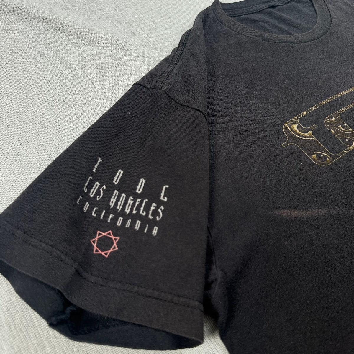 00s バンドT TOOL トゥール Tシャツ バンドT 黒 両面プリント 目 フェード 2603-0308