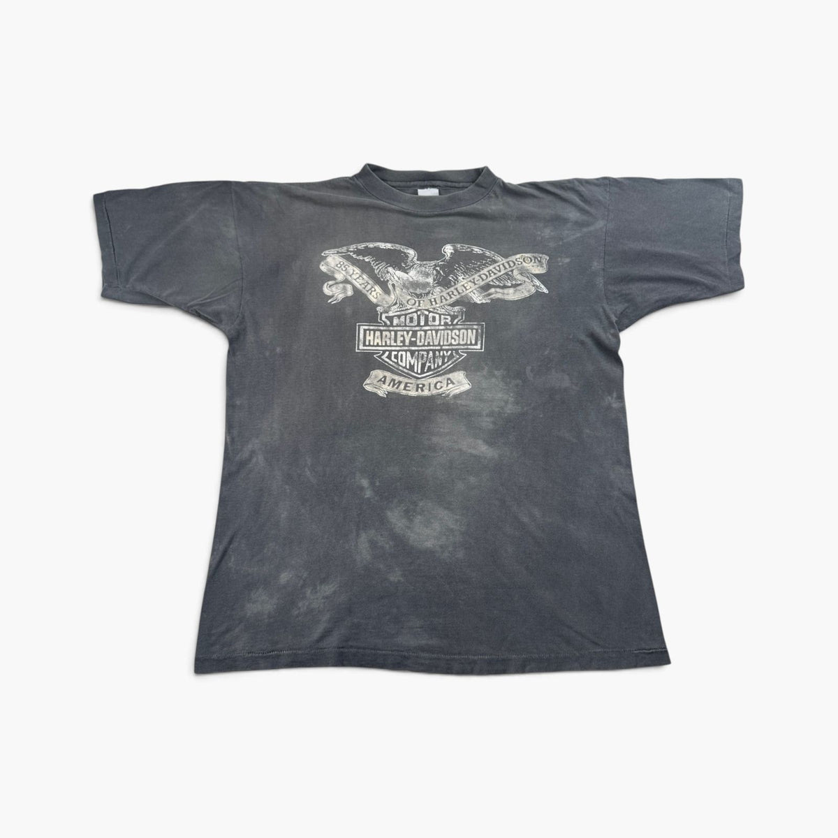 90s ハーレーダビッドソン バイク harley 85周年 Tシャツ フェード シングルステッチ 2603-0309