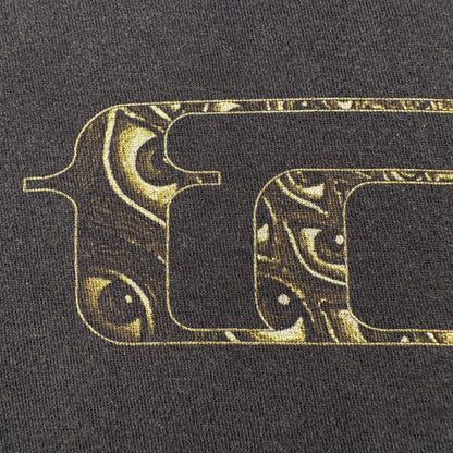 00s バンドT TOOL トゥール Tシャツ バンドT 黒 両面プリント 目 フェード 2603-0308