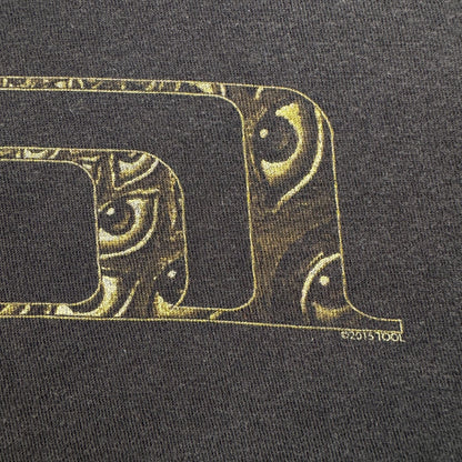 00s バンドT TOOL トゥール Tシャツ バンドT 黒 両面プリント 目 フェード 2603-0308