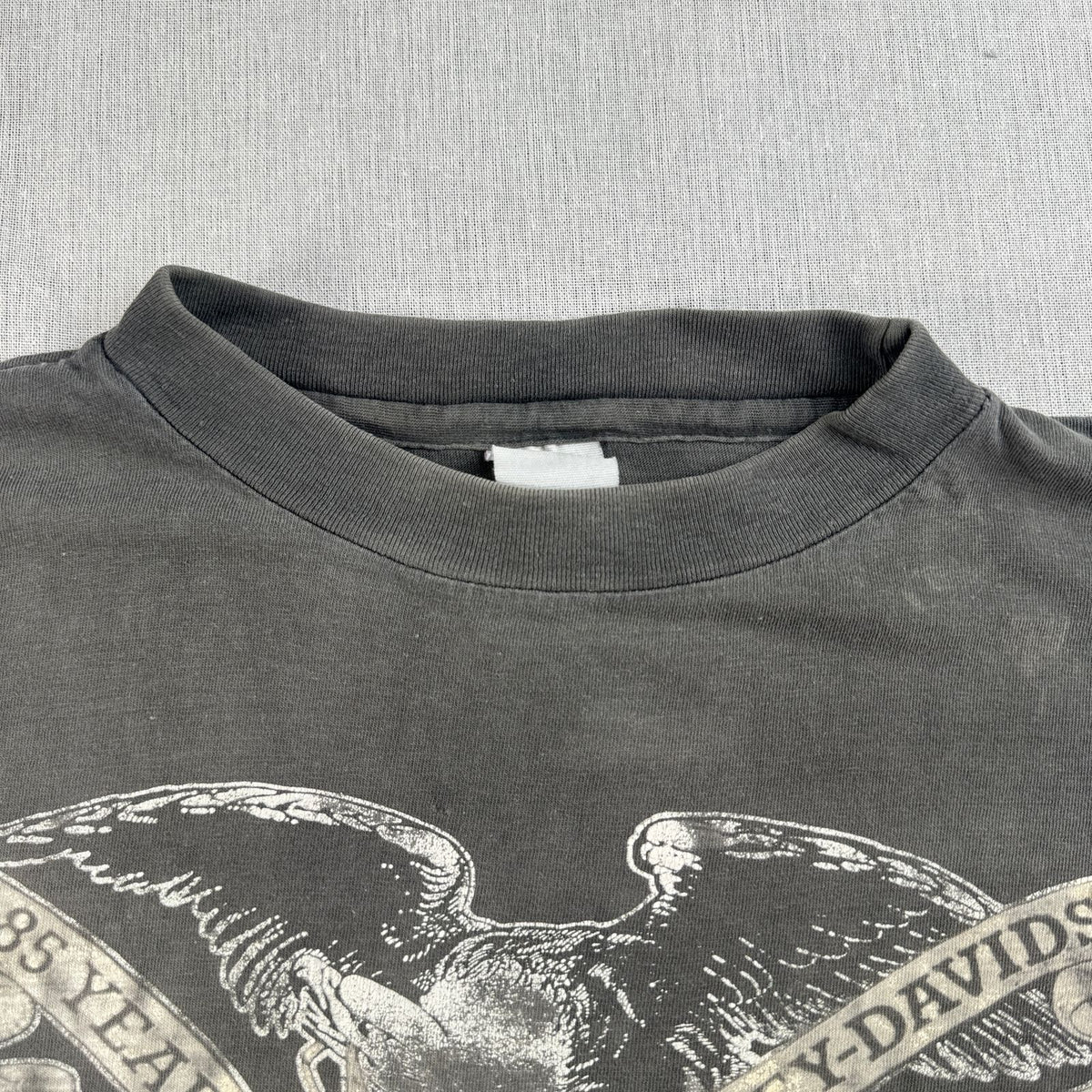 90s ハーレーダビッドソン バイク harley 85周年 Tシャツ フェード シングルステッチ 2603-0309