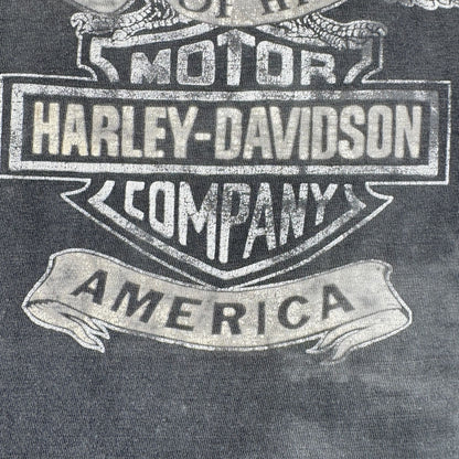 90s ハーレーダビッドソン バイク harley 85周年 Tシャツ フェード シングルステッチ 2603-0309
