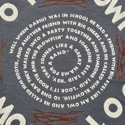 90s バンドT HBT USA製 hootie and the blowfish Tシャツ L anvil 青 シングルステッチ オールドスケート 2603-0311