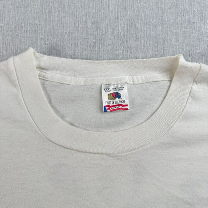 90s BBKING Tシャツ homecoming ミシシッピ ツアーT USA製 白 3XL b.b.king シングルステッチ ブルース jazz ジャズT 2603-0313