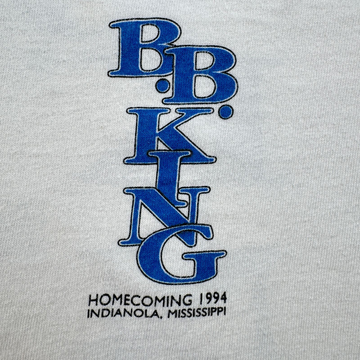 90s BBKING Tシャツ homecoming ミシシッピ ツアーT USA製 白 3XL b.b.king シングルステッチ ブルース jazz ジャズT 2603-0313
