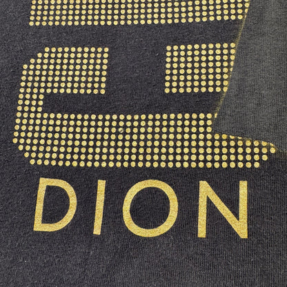 00s celine dion セリーヌ ディオン ツアー Tシャツ L ミュージック 音楽 anvil 黒 L 2603-0314