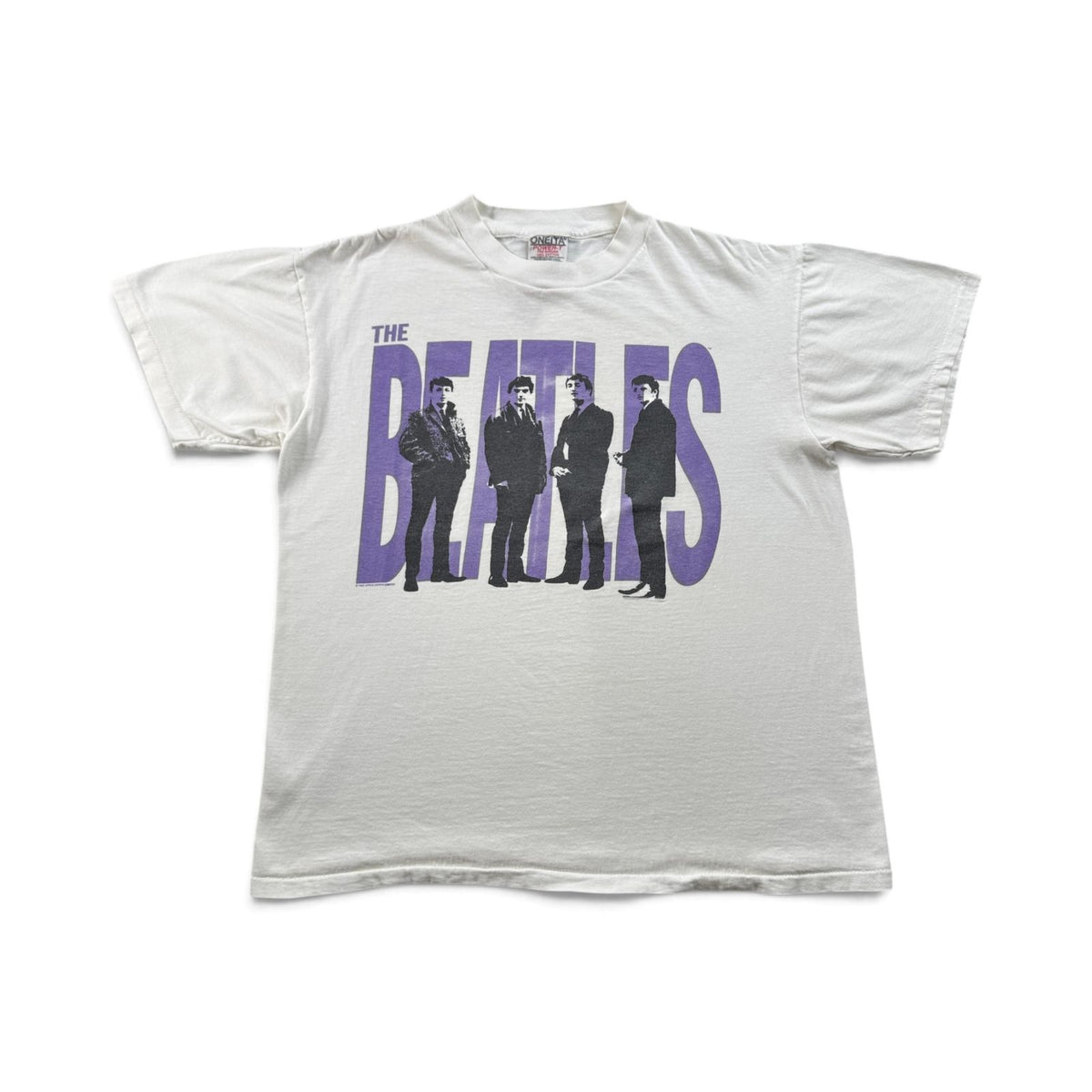 90s BEATLES ビートルズ Tシャツ 白 L USA製 ジャマイカ製 シングルステッチ 1995 バンドT 2604-0086