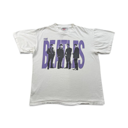 90s BEATLES ビートルズ Tシャツ 白 L USA製 ジャマイカ製 シングルステッチ 1995 バンドT 2604-0086