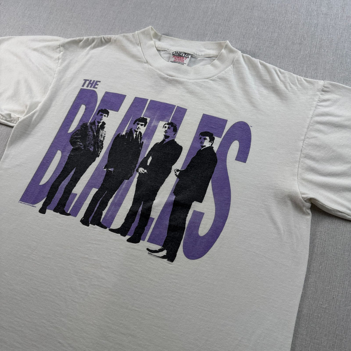 90s BEATLES ビートルズ Tシャツ 白 L USA製 ジャマイカ製 シングルステッチ 1995 バンドT 2604-0086