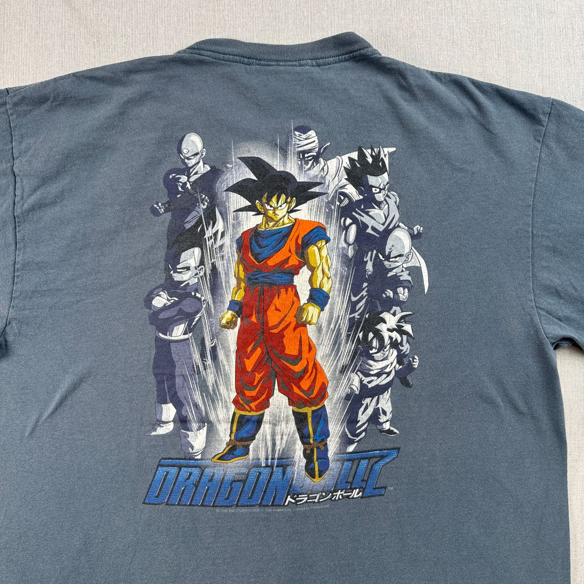 90s DRAGONBALL Z ドラゴンボール USA製 Tシャツ 青 ブルー 孫悟空 2604-0102