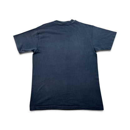 80s 90s BOSE ロゴ Tシャツ Hanes 黒 M ネイビー フェード シングルステッチ 企業T アドバタイジング 2604-0106