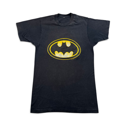 80s 90s BUTMAN バットマン Tシャツ 黒 DC COMICS Batman アメコミ シングルステッチ 2604-0107