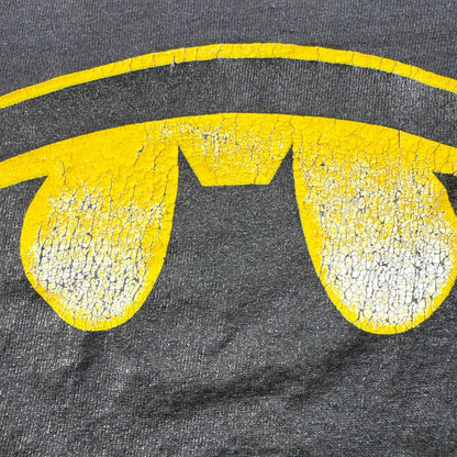 80s 90s BUTMAN バットマン Tシャツ 黒 DC COMICS Batman アメコミ シングルステッチ 2604-0107