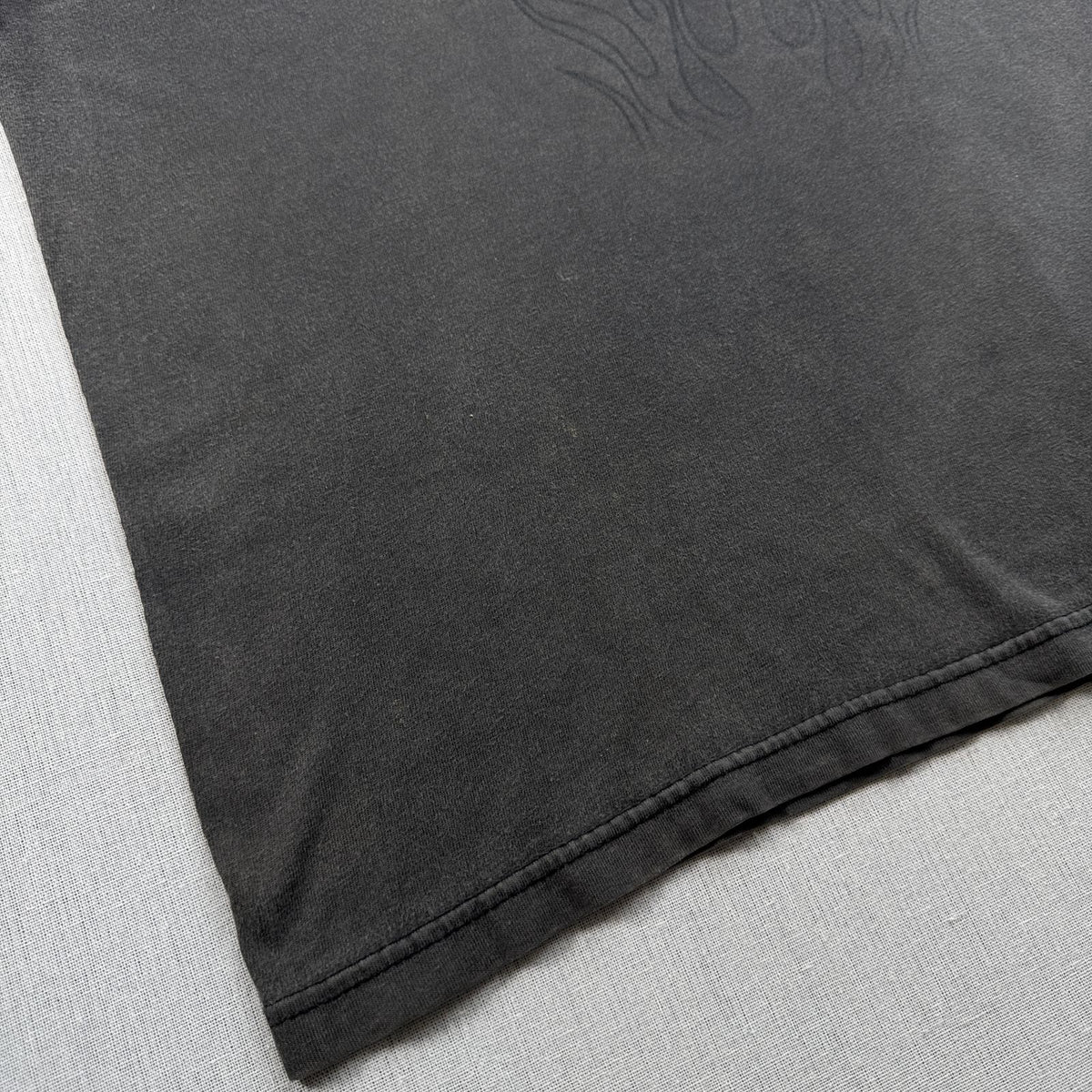 00s ハーレーダビッドソン Harley Davidson グレー USA製 Tシャツ Vフレ アラビア文字 XL 2001 hanes 2604-0124