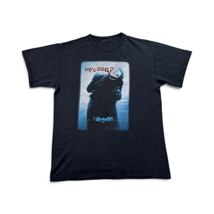 00s ジョーカー ダークナイト シャツ ムービー 映画 why so serious? DARK NIGHT JOKER Tシャツ 2604-0126