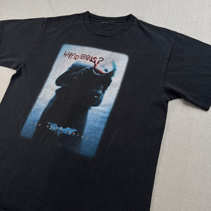 00s ジョーカー ダークナイト シャツ ムービー 映画 why so serious? DARK NIGHT JOKER Tシャツ 2604-0126