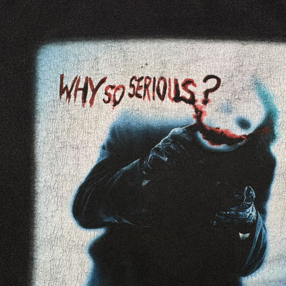 00s ジョーカー ダークナイト シャツ ムービー 映画 why so serious? DARK NIGHT JOKER Tシャツ 2604-0126