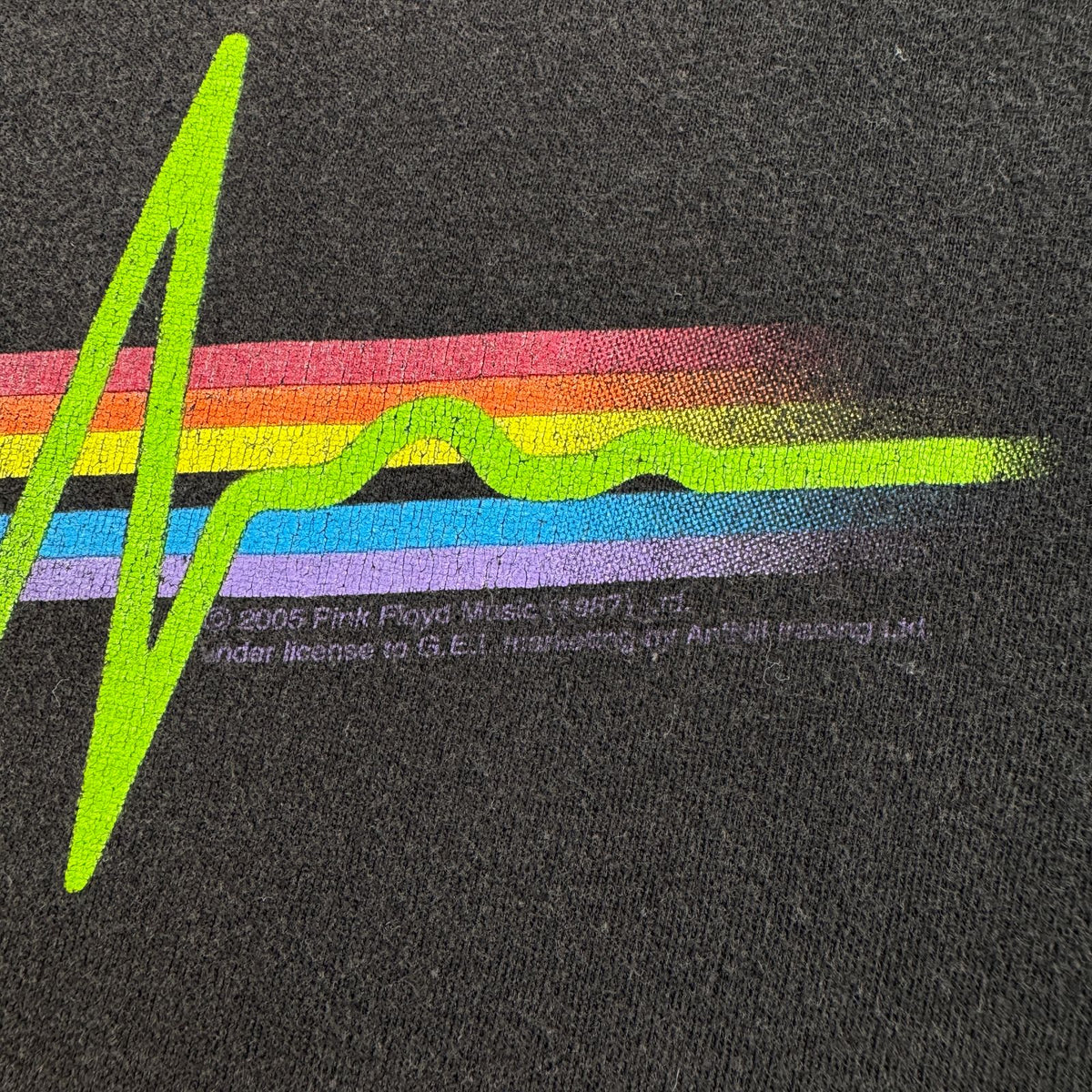 00s Pink Floyd ピンクフロイド 狂気 Tシャツ バンT 2005 フェード 2604-0128