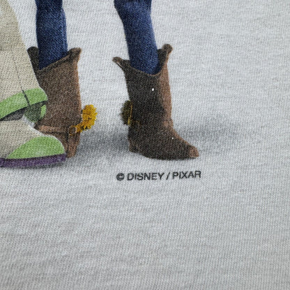90s トイストーリー2 TOY STORY Tシャツ 映画 ムービー XL 白 PIXAR 2604-0129