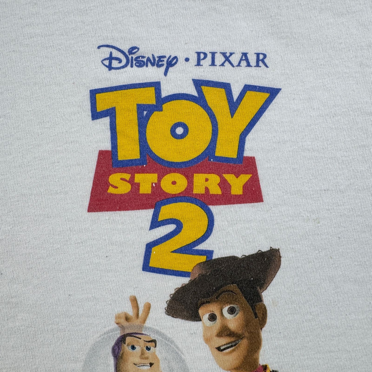 90s トイストーリー2 TOY STORY Tシャツ 映画 ムービー XL 白 PIXAR 2604-0129