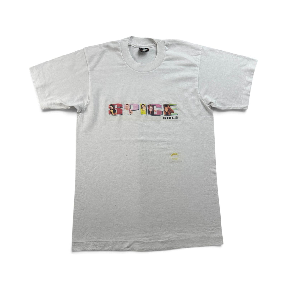90s スパイスガールズ Spice Girls バンドT Tシャツ USA製 M 白 シングルステッチ 2604-0132
