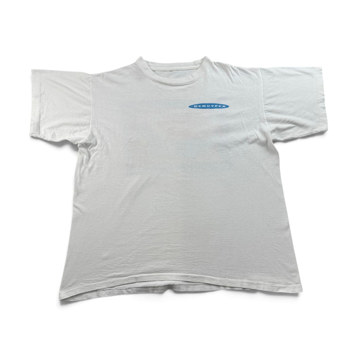 90s 企業T 牛 アートT プロモT DEKUYPER 白 Tシャツ 2604-0171
